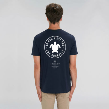 T-shirt coton biologique La mer n'est pas une poubelle
