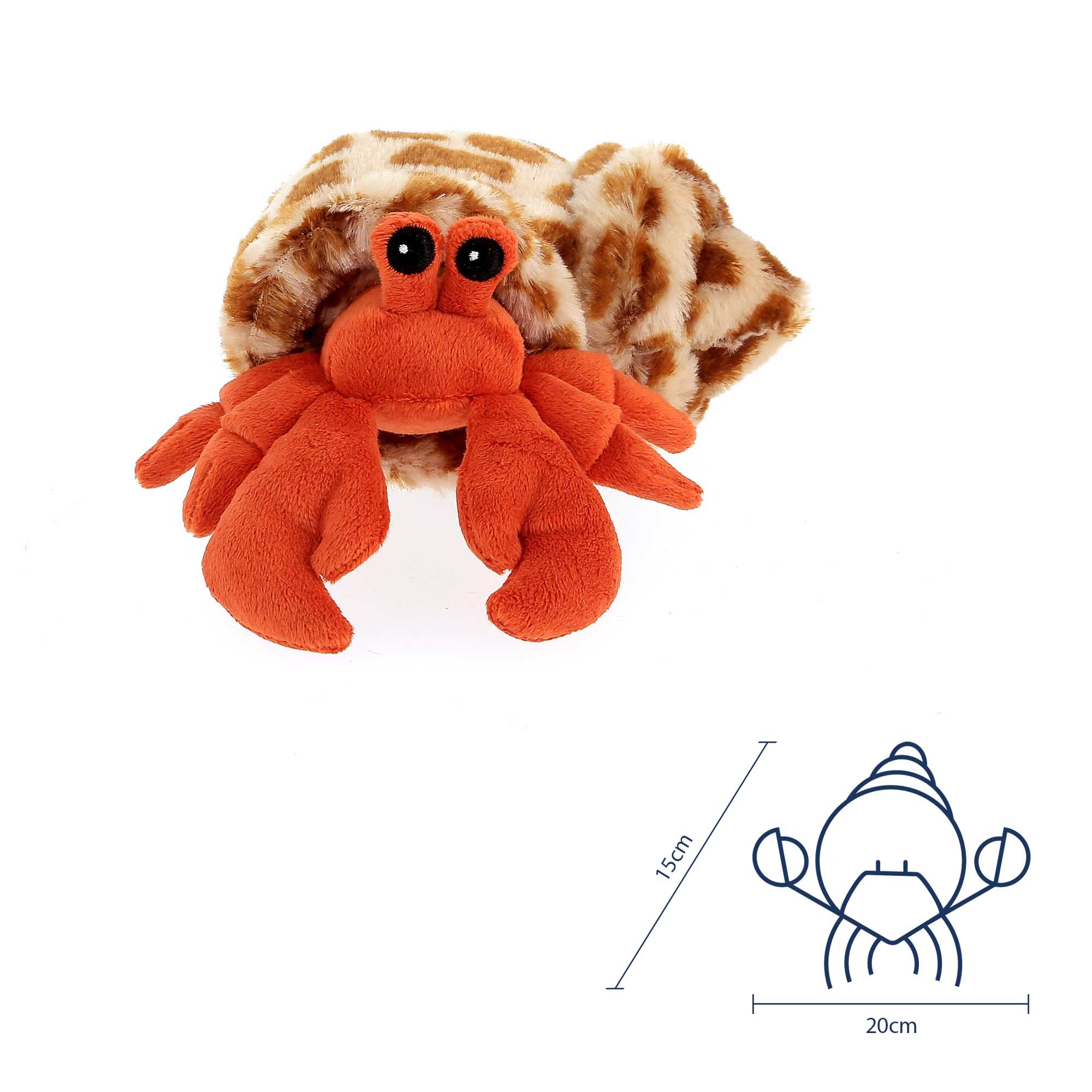 Peluche bernard l'ermite