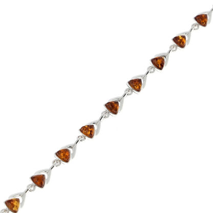Bracelet triangle ambre