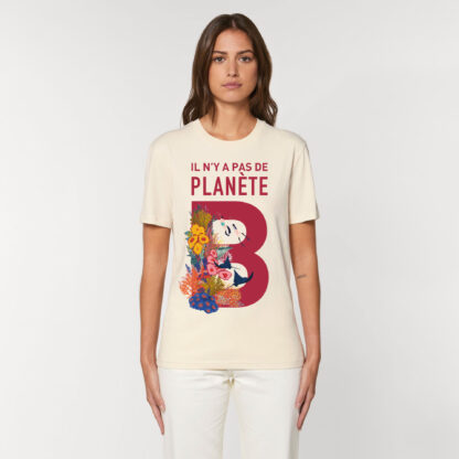 T-shirt coton biologique Il n'y a pas de planète B