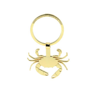 Porte-clés métal crabe