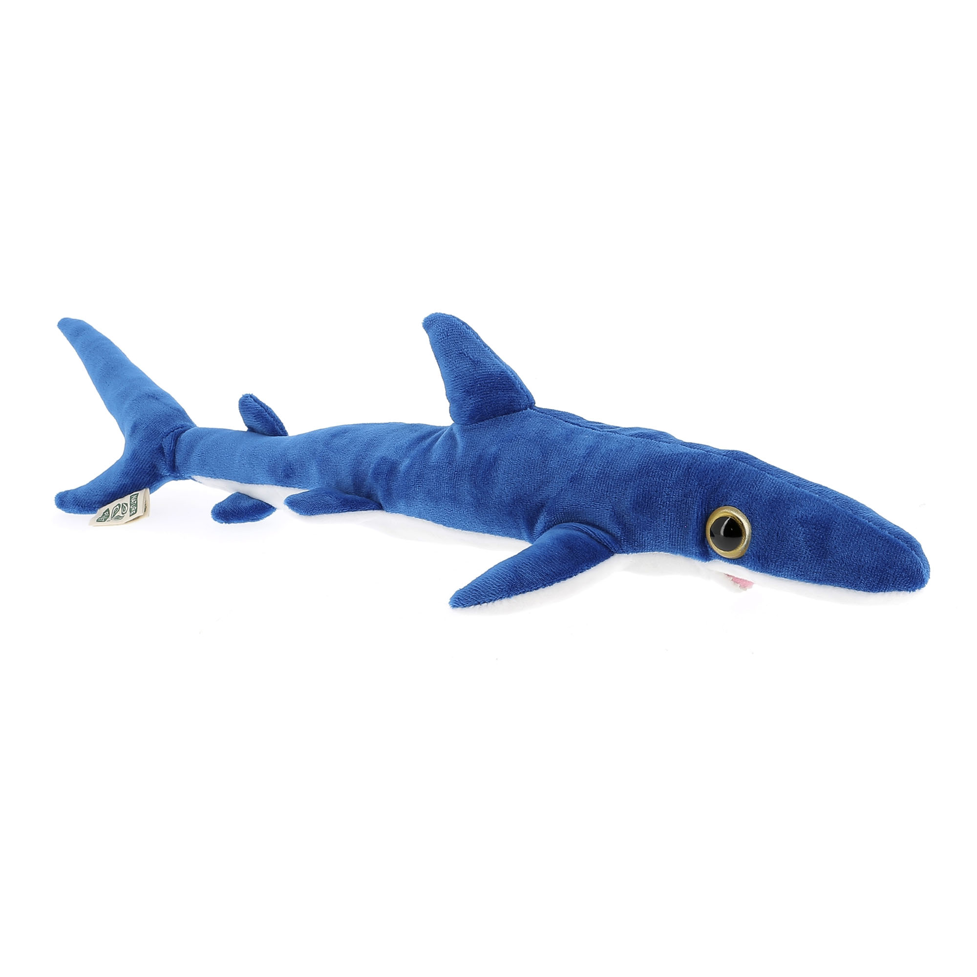 Peluche requin peau bleue
