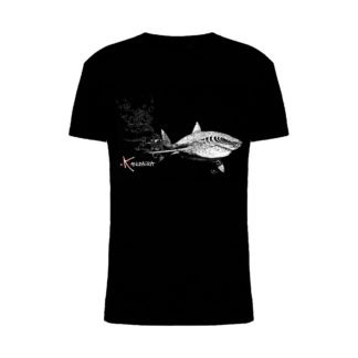 T-shirt coton bio tatoo requin et plongeur