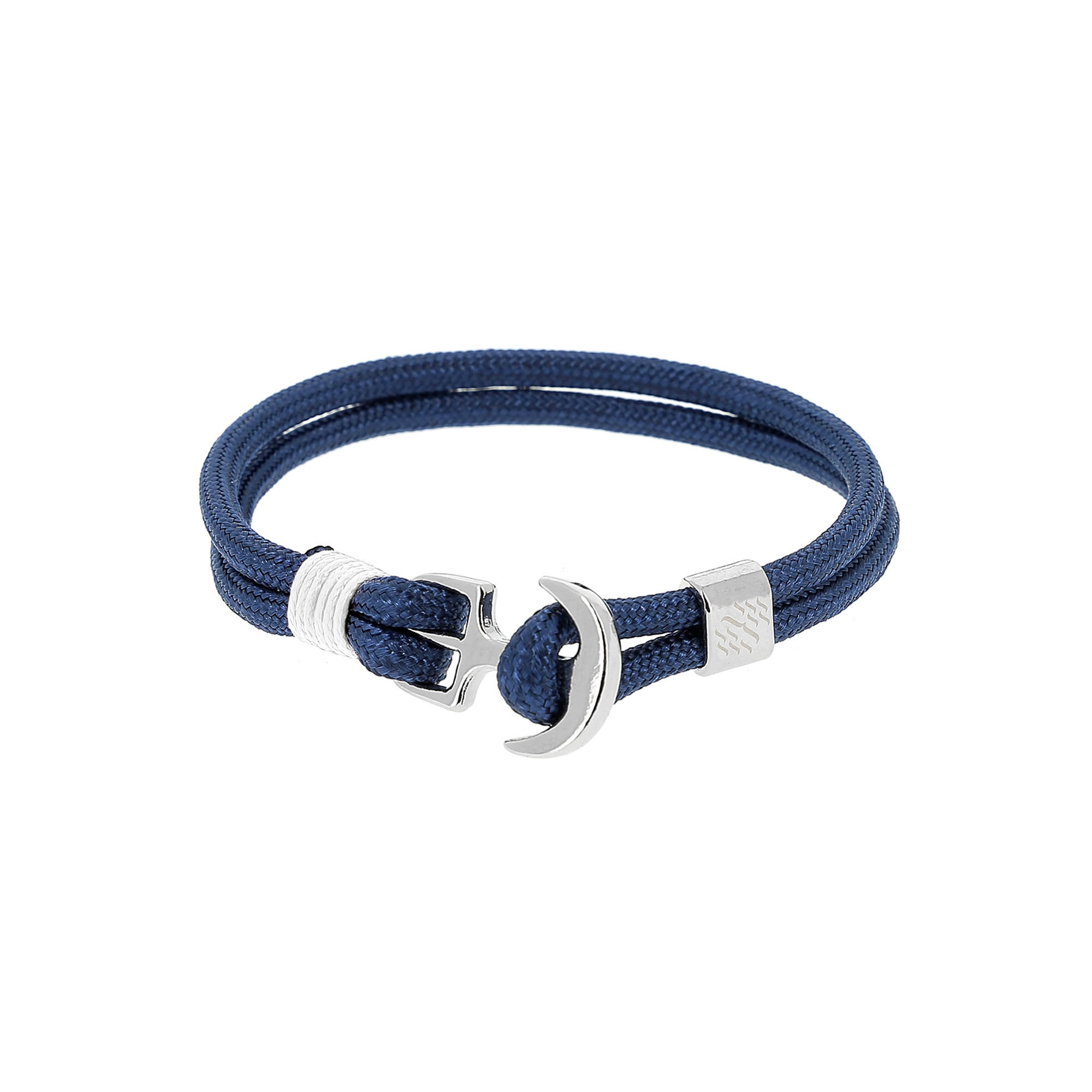 Bracelet ancre-Marine-Bracelet homme-Cuir et argent-Style de vie pour  hommes-Swedora