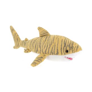Peluche requin tigre jaune