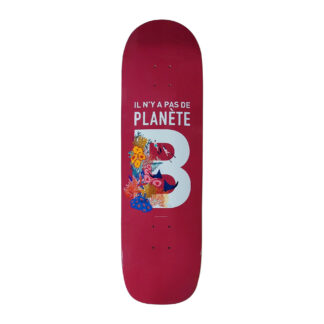 Plateau deck skateboard Il n'y a pas de planète B