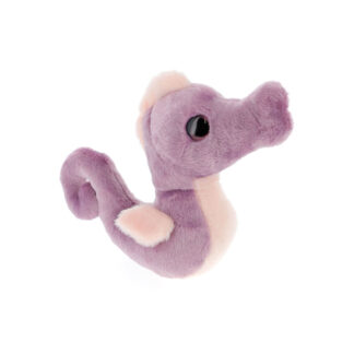Peluche hippocampe violet