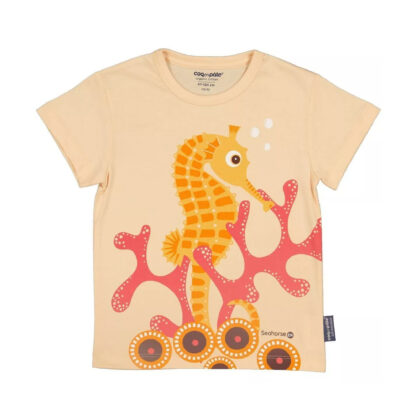 T-shirt enfant hippocampe coton biologique