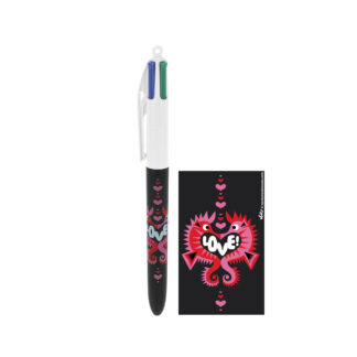 Stylo BIC 4 couleurs Hippocampe love