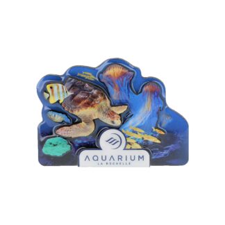 Magnet relief compo Tortue Aquarium La Rochelle
