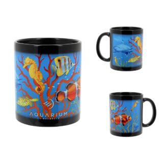 Mug porcelaine décor hippocampe