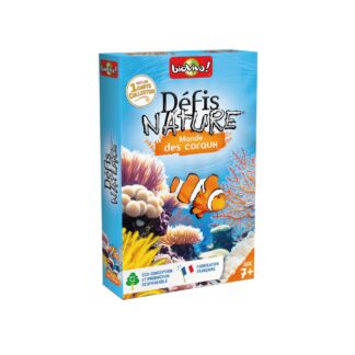 Jeu cartes Défi nature monde des coraux