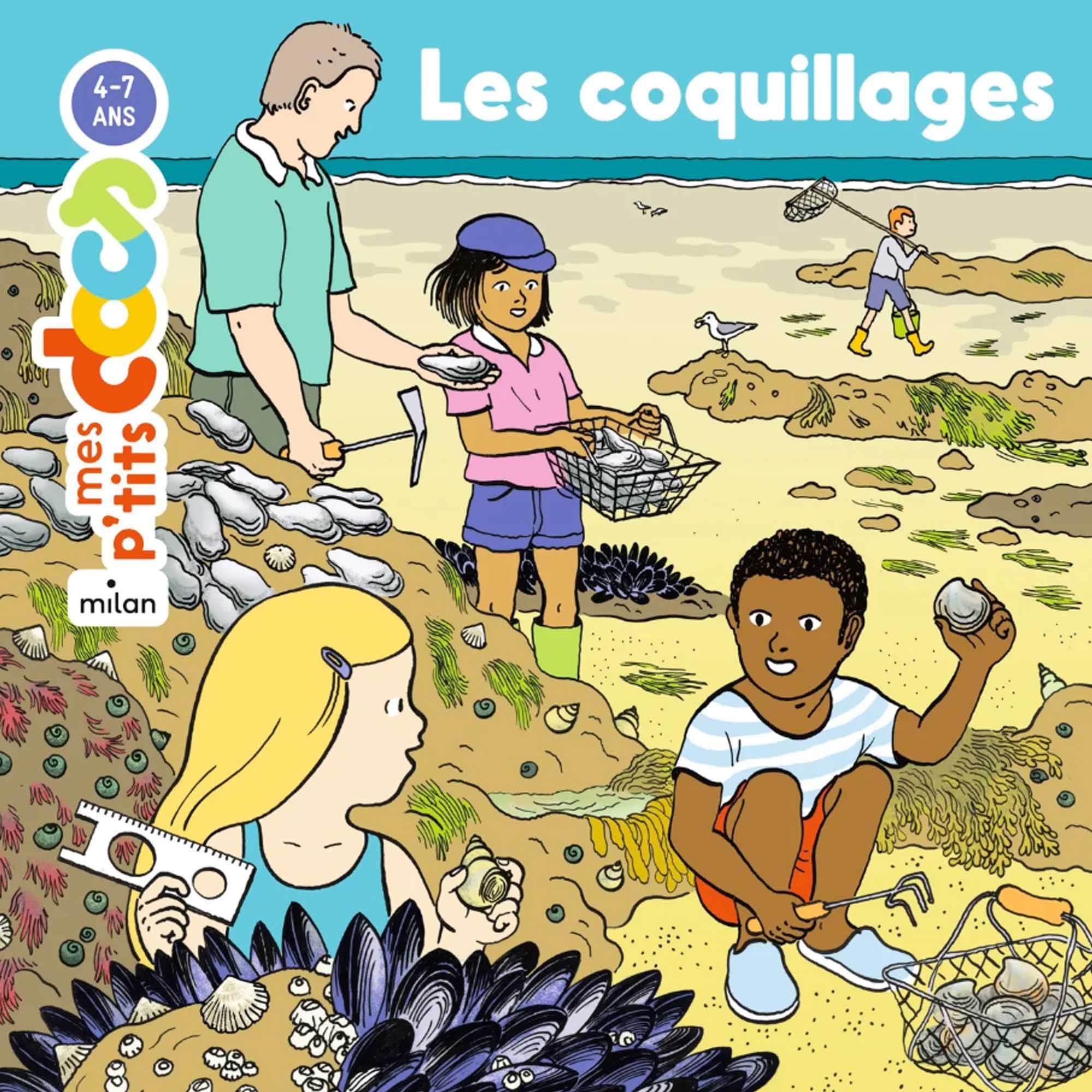 Livre Mes p'tits docs Les coquillages
