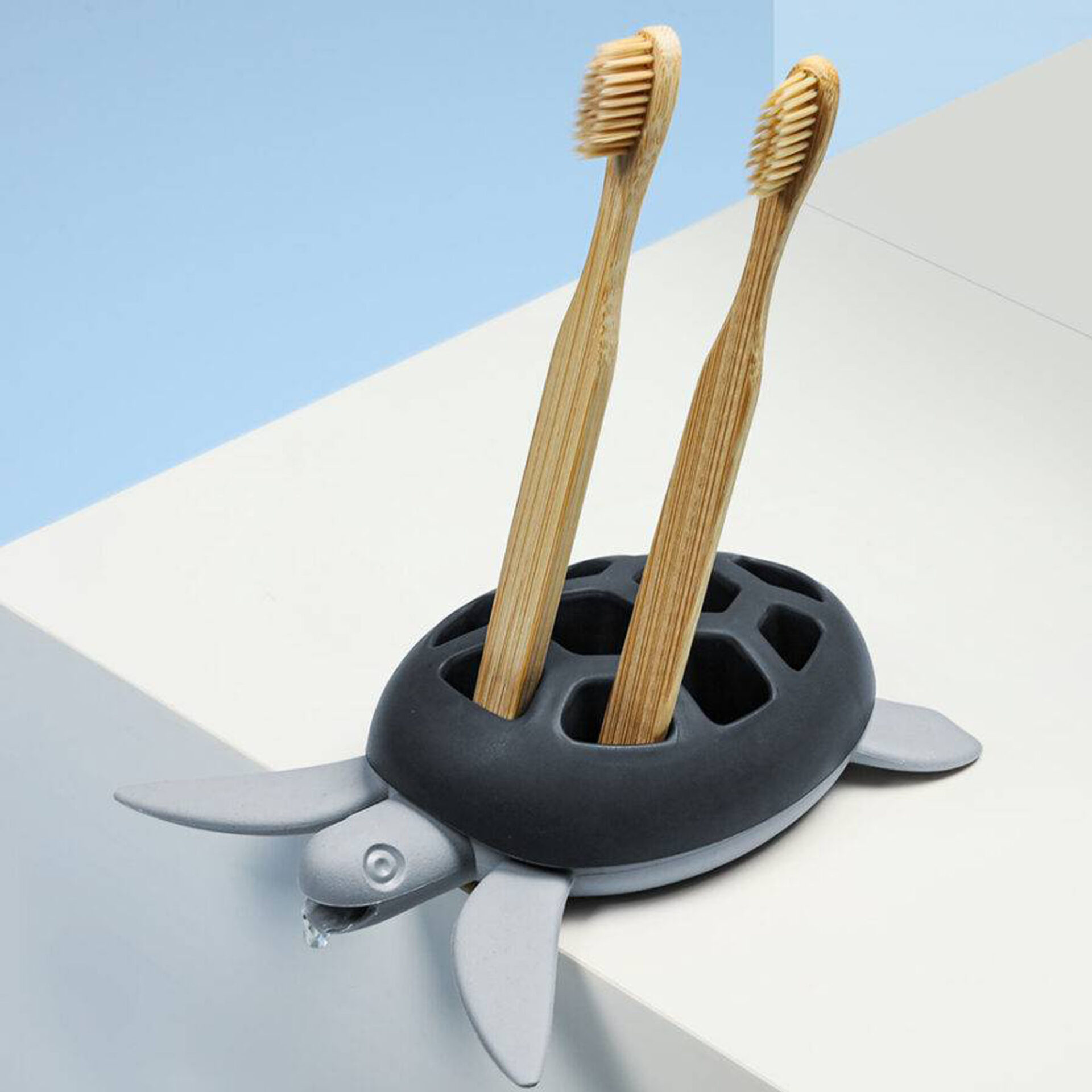 Porte brosse à dents tortue recyclé