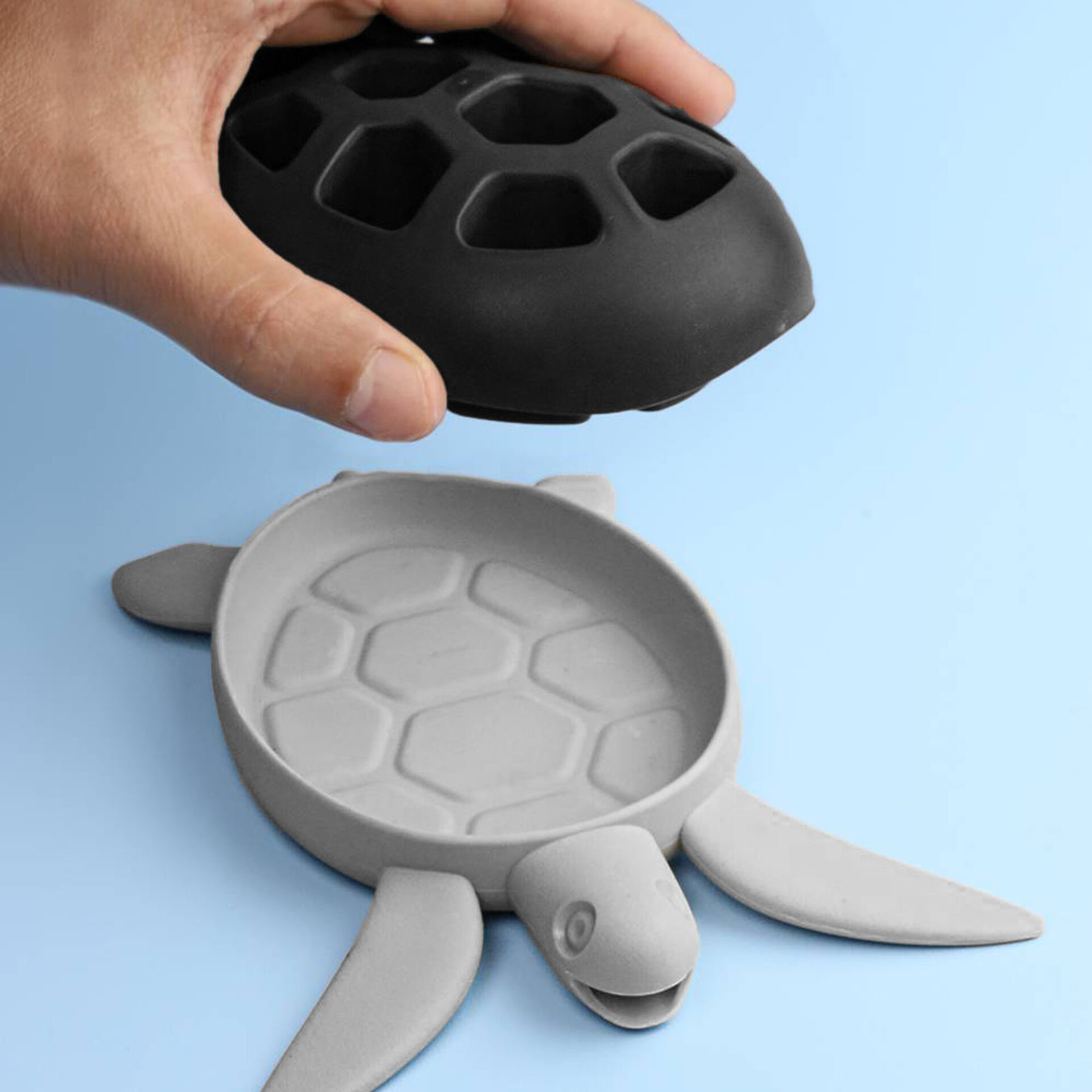 Porte brosse à dents tortue recyclé