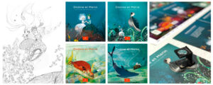 Fabrication des 4 tomes Ondine & Marin