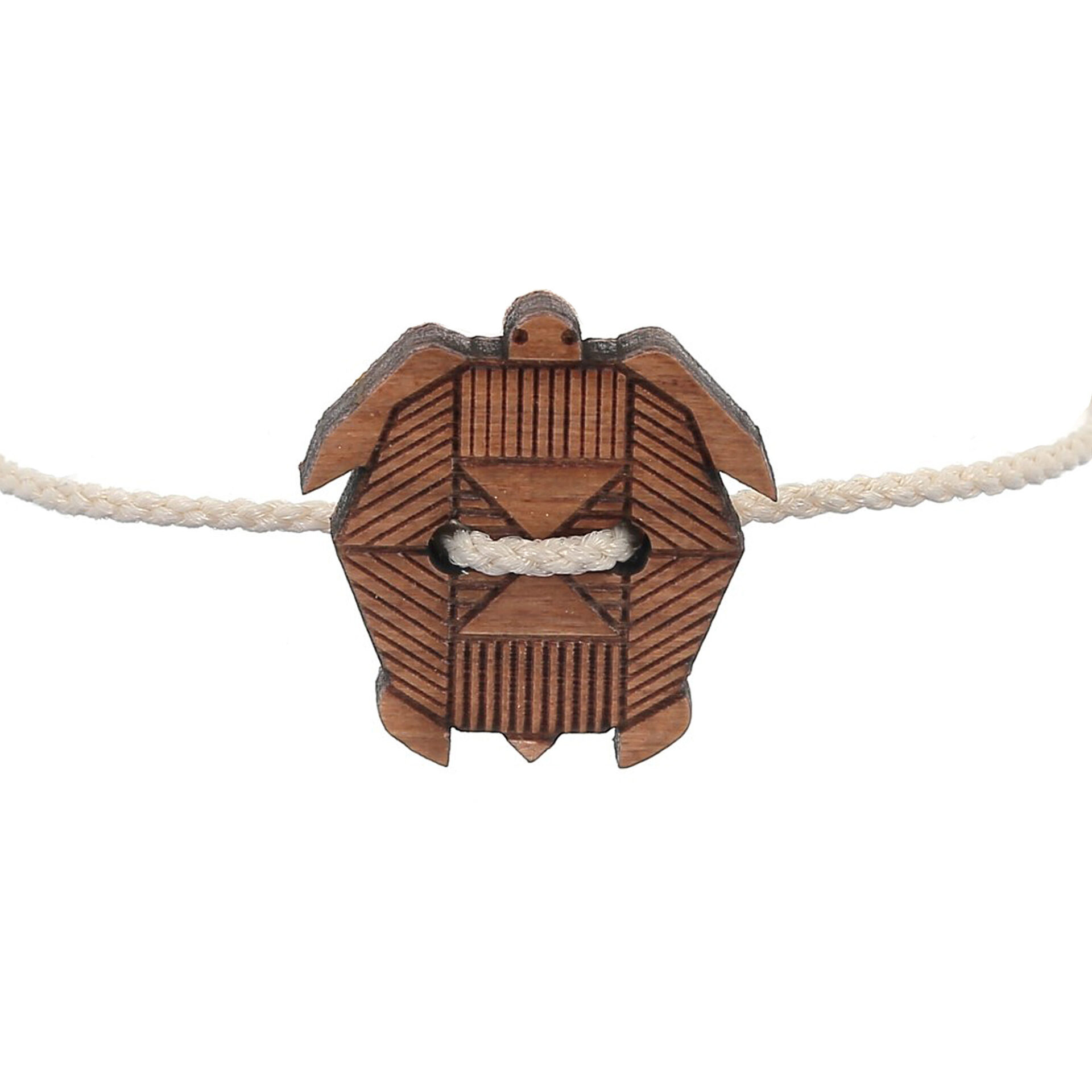 Bracelet bois tortue collection Sauvage