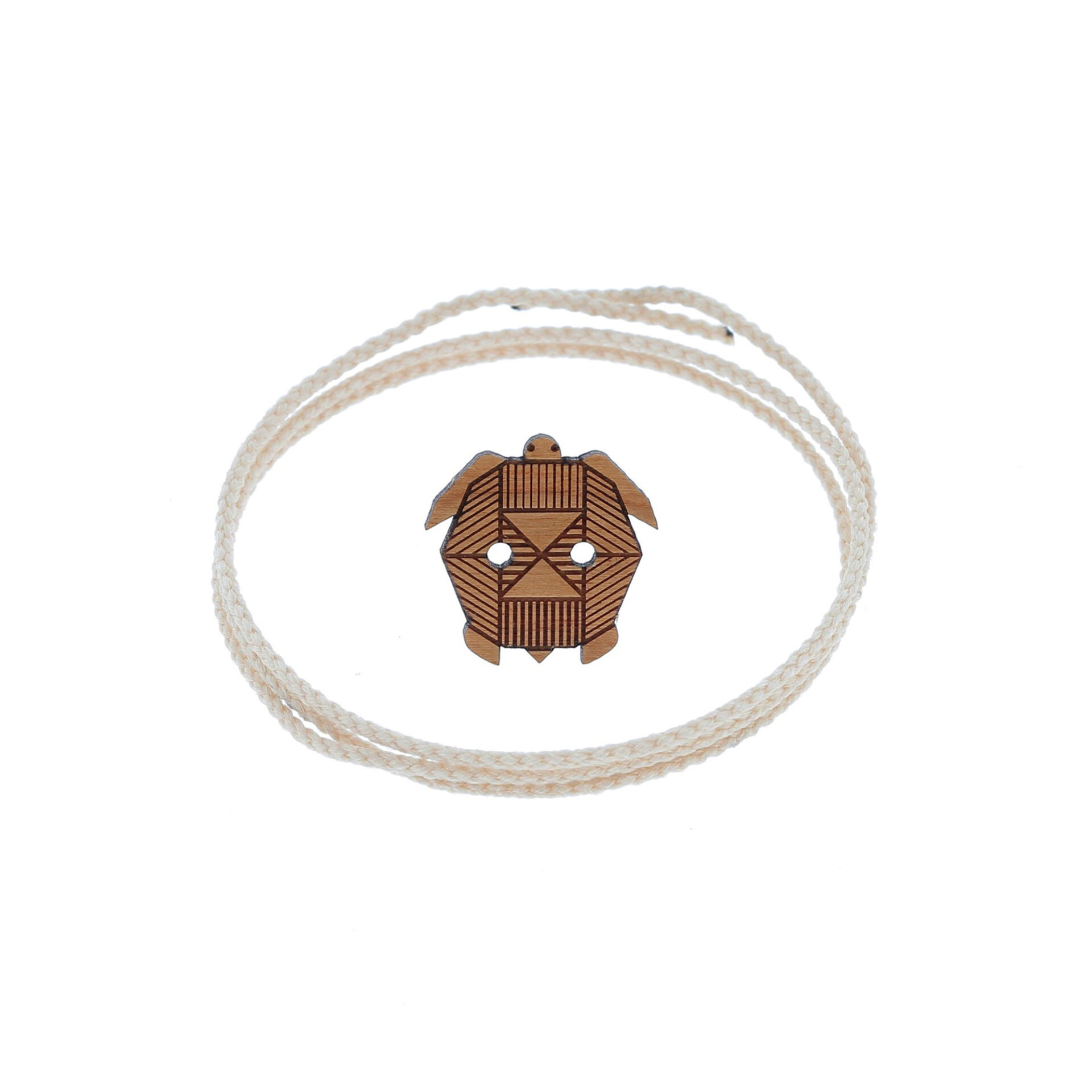 Bracelet bois tortue collection Sauvage