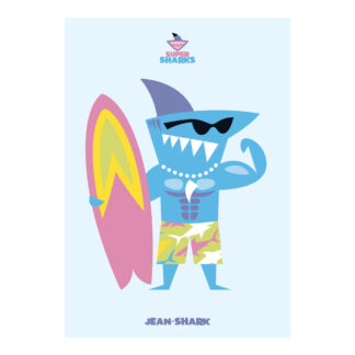 Carte A5 Jean-Shark Super Sharks
