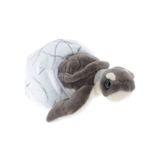 Peluche bébé tortue dans son oeuf