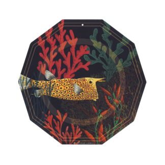 Set de table poisson coffre vinyle Curiosités