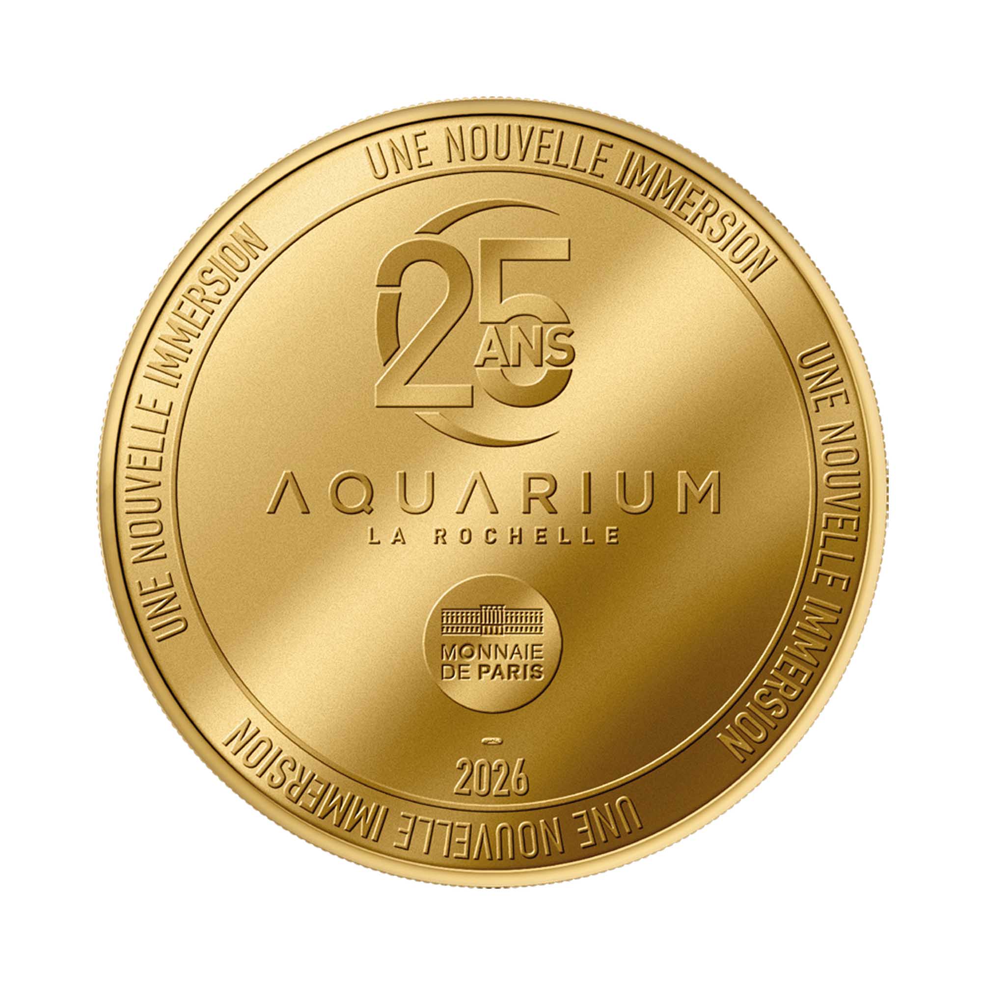 Médaille de collection Tortue anniversaire 2026 Monnaie de Paris