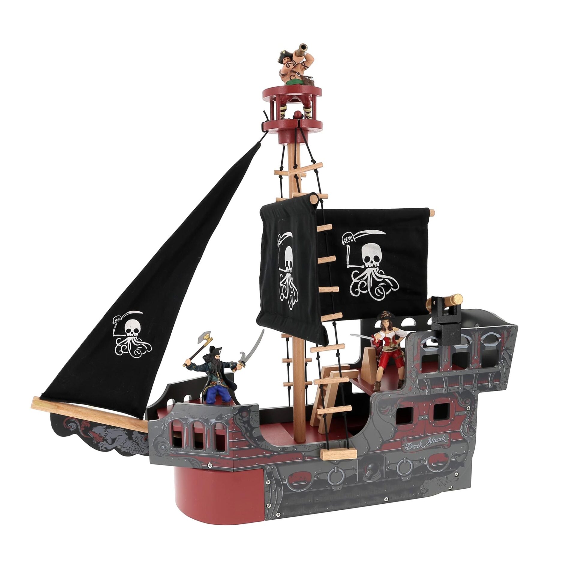 Bateau fantastique pirate bois Papo